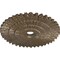 Ekena Millwork Eryn Ceiling Medallion (Fits Canopies up to 4"), 24 3/4"OD x 3 1/4"ID x 1 7/8"P, Warm Silver CM24ENWSS - alternate 2